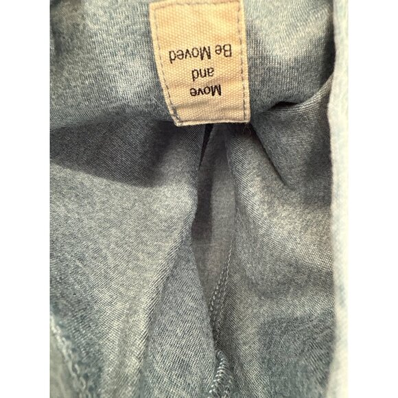 Vuori Heathered Blue Crew Neck T-Shirt M stretch athletic‎ - Picture 3 of 5